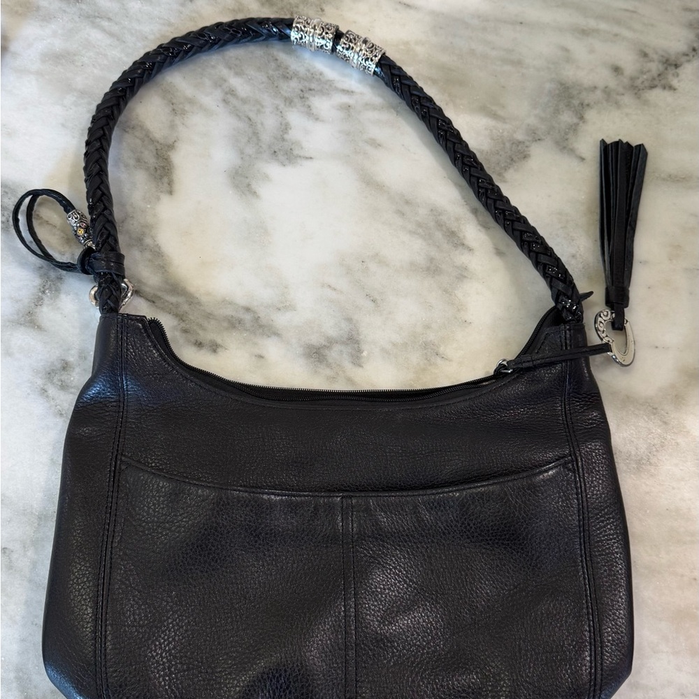 Brighton Black Leather Women's Bag